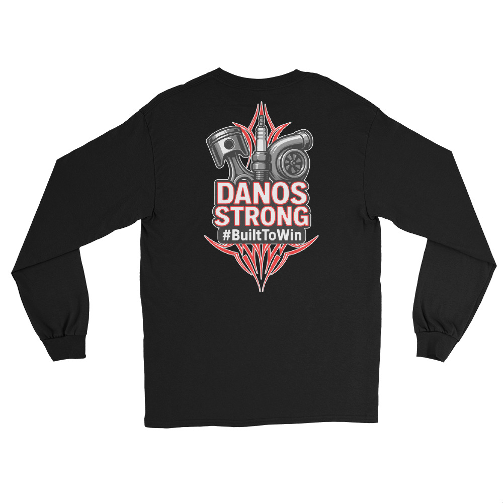 Danos Strong black long sleeve — back