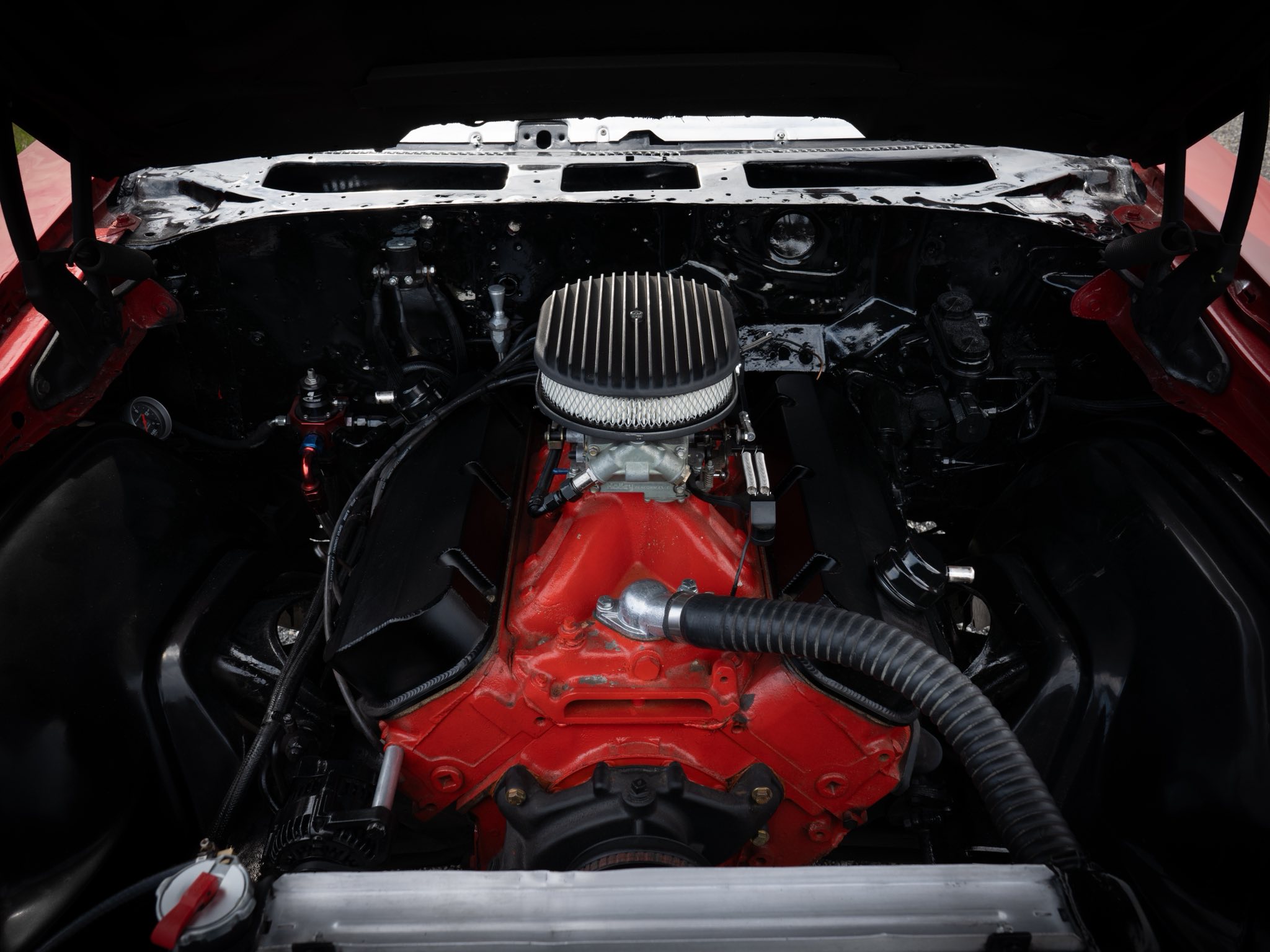 1970 Chevelle SS — engine bay detail