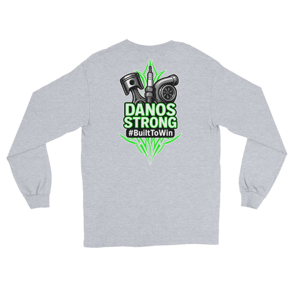 Danos Strong grey long sleeve — back